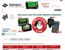 Tablet Screenshot of alphapoc.com